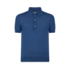 Feinstrick-Polo aus Kaschmir und Seide