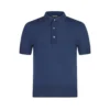 Feinstrick-Polo aus Kaschmir und Seide