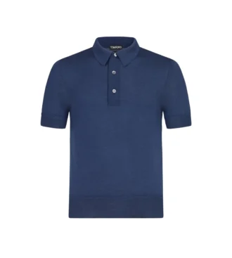 Feinstrick-Polo aus Kaschmir und Seide