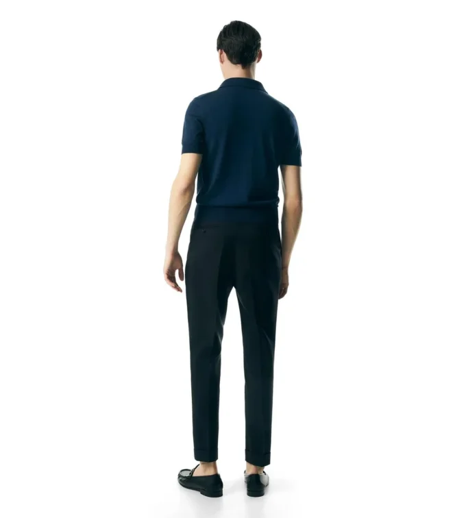 Feinstrick-Polo aus Kaschmir und Seide