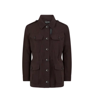 Feldjacke aus Wollmischung