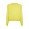Filz-Kaschmir-Pullover mit Rundhalsausschnitt Filz-Kaschmir-Pullover mit Rundhalsausschnitt
