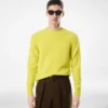 Filz-Kaschmir-Pullover mit Rundhalsausschnitt Filz-Kaschmir-Pullover mit Rundhalsausschnitt
