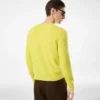 Filz-Kaschmir-Pullover mit Rundhalsausschnitt Filz-Kaschmir-Pullover mit Rundhalsausschnitt