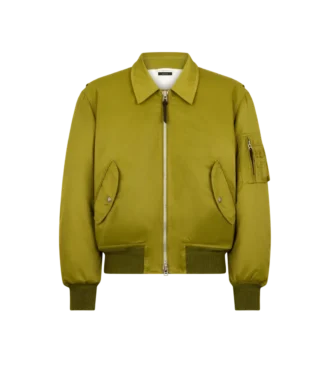 Fliegerjacke aus Satin-Nylon