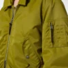 Fliegerjacke aus Satin-Nylon
