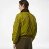 Fliegerjacke aus Satin-Nylon