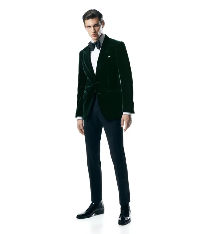 Flüssiger Samt Shelton Cocktailjacke
