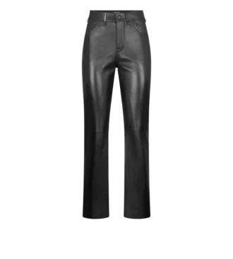 Fünf-Taschen-Hose aus Nappaleder mit geprägtem Tf-Logo