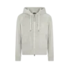 Frottee-Kapuzenjacke mit Reißverschluss