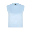 Gebürstetes Seidenjersey-Tanktop mit Rundhalsausschnitt Gebürstetes Seidenjersey-Tanktop mit Rundhalsausschnitt