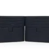 Geldclip-Brieftasche aus genarbtem Leder