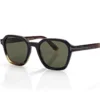 Geometrische Horn-Sonnenbrille Geometrische Horn-Sonnenbrille