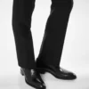 Gepolsterter Leder-Schnürschuh Gepolsterter Leder-Schnürschuh