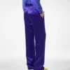 Gepunktete Jacquard-Plisseehose Gepunktete Jacquard-Plisseehose