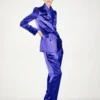 Gepunktete Jacquard-Plisseehose Gepunktete Jacquard-Plisseehose