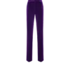 Gerade geschnittene Hose aus Baumwollsamt Gerade geschnittene Hose aus Baumwollsamt