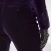 Gerade geschnittene Hose aus Baumwollsamt Gerade geschnittene Hose aus Baumwollsamt