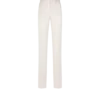 Gerade geschnittene Hose aus gewaschener Baumwoll-Seidenmischung Gerade geschnittene Hose aus gewaschener Baumwoll-Seidenmischung
