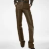 Gerade geschnittene Hose aus Krokodil-Jacquard Gerade geschnittene Hose aus Krokodil-Jacquard