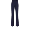 Gerade geschnittene Hose aus reiner Wolle mit farblich abgestimmten Streifen Gerade geschnittene Hose aus reiner Wolle mit farblich abgestimmten Streifen
