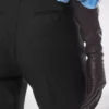 Gerade geschnittene Hose aus Woll-Seiden-Mischung Gerade geschnittene Hose aus Woll-Seiden-Mischung