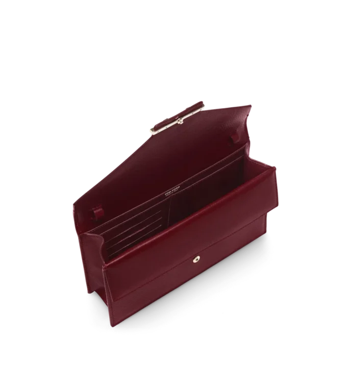 Geschmeidige Aube Mini-Tasche aus genarbtem Leder Geschmeidige Aube Mini-Tasche aus genarbtem Leder
