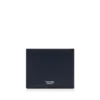 Geschmeidige, längliche T-Linie-Bifold-Brieftasche aus genarbtem Leder