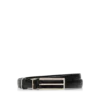Geschmeidiger T-Ring-Gürtel aus genarbtem Leder Geschmeidiger T-Ring-Gürtel aus genarbtem Leder