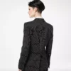 Gestreifte Einreiherjacke aus Wolle und Baumwolle Gestreifte Einreiherjacke aus Wolle und Baumwolle