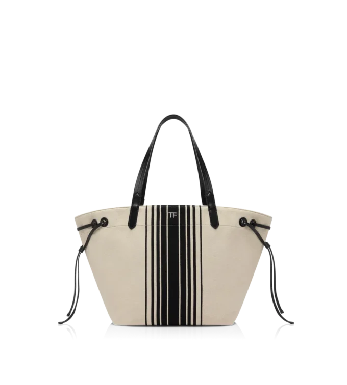Gestreifte Jacquard-Tasche Gestreifte Jacquard-Tasche