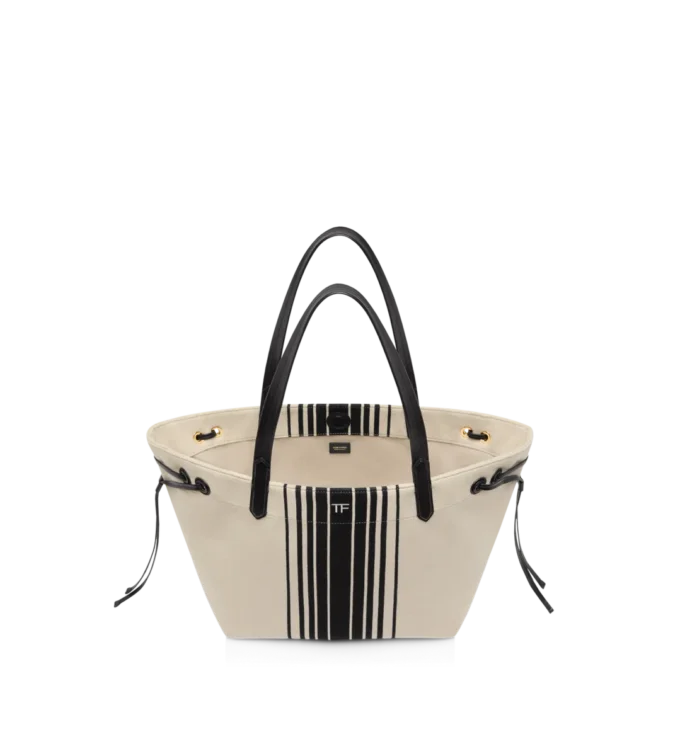 Gestreifte Jacquard-Tasche Gestreifte Jacquard-Tasche