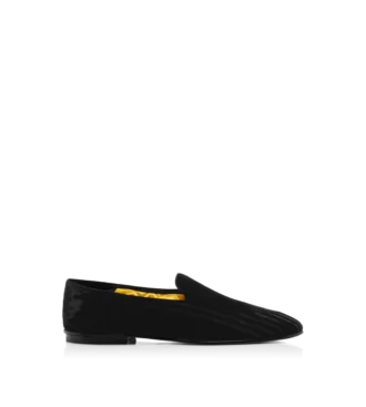 Gestreifter Samt-Slipper Steven