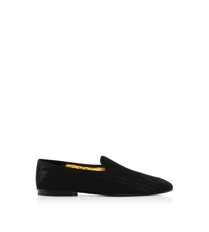 Gestreifter Samt-Slipper Steven