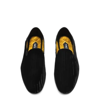 Gestreifter Samt-Slipper Steven