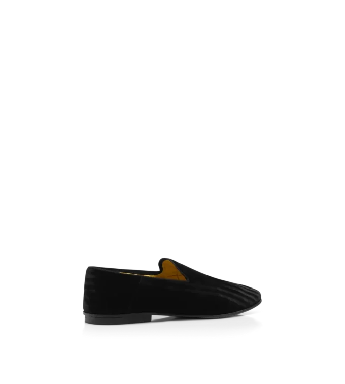 Gestreifter Samt-Slipper Steven