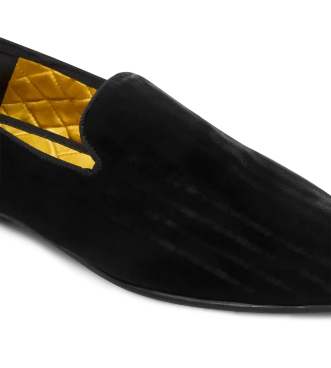 Gestreifter Samt-Slipper Steven