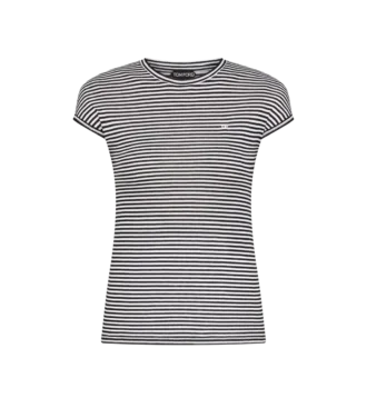 Gestreiftes T-Shirt mit tonalem TF-Sticklogo