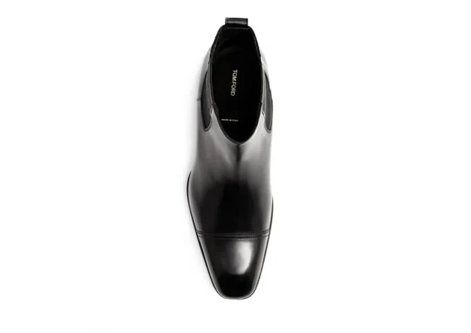 Gianni Chelsea-Stiefel mit Lederkappe