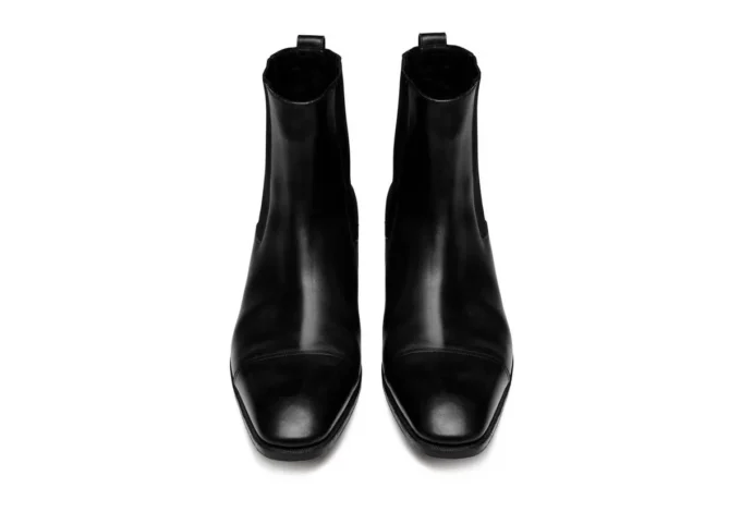 Gianni-Stiefelette aus poliertem Leder