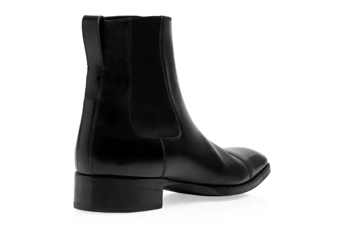 Gianni-Stiefelette aus poliertem Leder