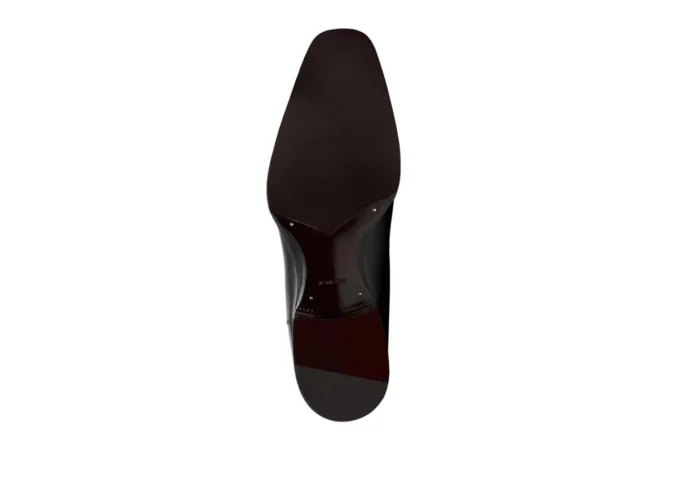 Gianni-Stiefelette aus poliertem Leder
