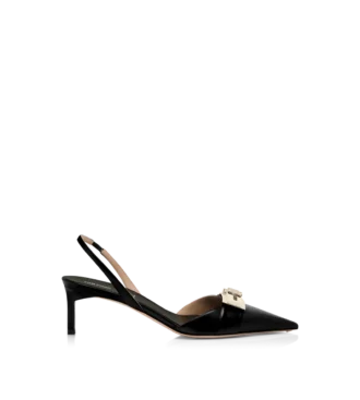 glnzende leder slingback sandalen mit t verschluss 1 330x367 - Gl&auml;nzende Leder-Slingback-Sandalen mit T-Verschluss