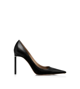 Glänzende Lederpumps