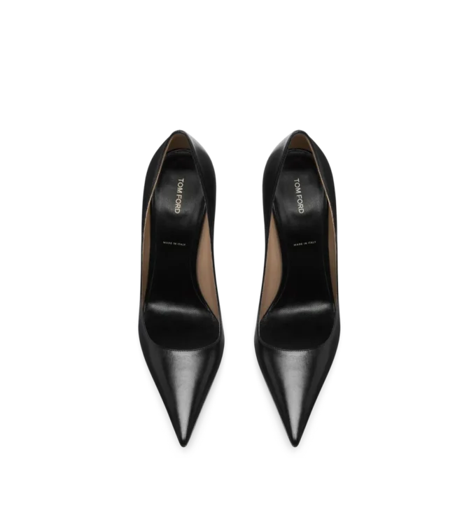 Glänzende Lederpumps Glänzende Lederpumps