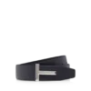 Grain Leather T Icon Belt