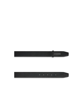 Grain Leather T Icon Belt