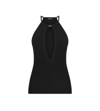 Halterneck-Top mit Cut-Out