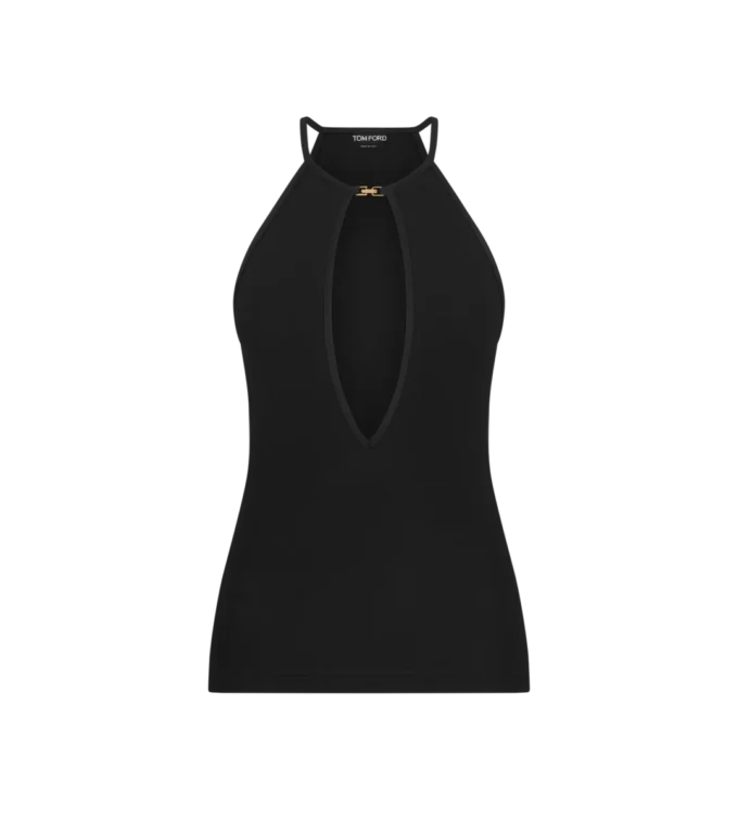 Halterneck-Top mit Cut-Out Halterneck-Top mit Cut-Out