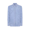 Helles Slim-Fit-Hemd mit Nadelstreifen